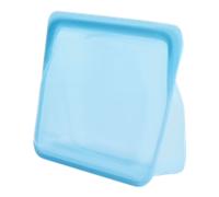 stasher Sacchetti in silicone per alimenti, Stand Up Bag (Aqua) | Sacchetti riutilizzabili per congelatore | Sacchetto con cerniera lavabile | 24,1 x 17,8 x 3,2 cm / 1,6 l