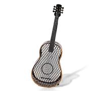 Contenitore in sughero per vino a forma di chitarra Porta sughero per vino Tappo per bottiglia di vino Organizer Ornamenti per scrivania Decorazione interna per la casa