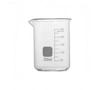 Contenitore in vetro da laboratorio Becher basso da 250/1000/2000 ml, bicchiere laboratorio in vetro borosilicato trasparente spesso con beccuccio, 1 pz(1000)