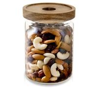Contenitore in vetro per prodotti sfusi con coperchio e guarnizione, 970 ml