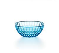 Contenitore insalatiera Media l. 25 Decoro Vanity Pio eTito Toso in acrilico Bio-based Dimensioni L Ø25xh11 cm - 2500 cc Azzurro mare azzuro