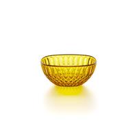 Contenitore insalatiera Piccola l. 21 Decoro Vanity Pio eTito Toso in acrilico Bio-based Dimensioni L Ø21xh9,3cm - 2130 cc Giallo Zafferano gialllo