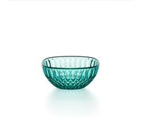 Contenitore insalatiera Piccola l. 21 Decoro Vanity Pio eTito Toso in acrilico Bio-based Dimensioni L Ø21xh9,3cm - 2130 Acquamarina celeste