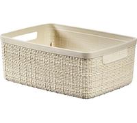 Contenitore jute medium basket bianco cm26.5x20x10.5h