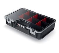 Contenitore KMS3020: collettivo con partizioni nere 294x194x60 mm KISTENBERG