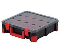 Contenitore KTI4040S-CG6U: collettivo con partizioni nero 390x390x110mm SCATOLA