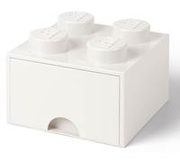 Contenitore LEGO Brick 4 Cassetto Bianco