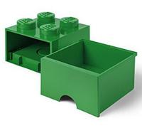Contenitore LEGO Brick 4 Cassetto Verde