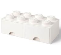Contenitore LEGO Brick 8 Cassetto Bianco