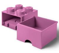 Contenitore LEGO Cassetto Brick 4 Rosa