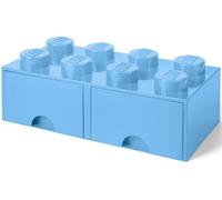 Contenitore LEGO Cassetto Brick 8 Azzurro