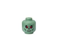 Contenitore Lego Testa Skeleton Verde NUOVO