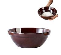 Contenitore lievitazione dell'impasto, ciotola mescolare, bacinella impastare fermentare in ceramica, contenitore culinario vintage, for sbattere le uova servire l'impasto, impastare(5500ML)