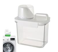 Contenitore liquido per detersivi a secco | Dispenser | di misurazione trasparente resistente all'umidità inclusa per fagioli di riso di Snack cereali, Soap Pourer Fabric Organizer Box