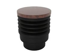 Contenitore monodose e soffietto con coperchio in legno di noce, compatibile con gli strumenti di pulizia del soffiatore for il contenitore dei chicchi di caffè GEMILAI 9015C