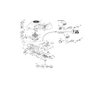 Contenitore motore trattorino rasaerba modelli ST400 ORIGINALE STIGA 118551273/0