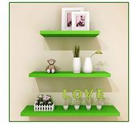 Contenitore multifunzionale per la protezione dell'ambiente e della salute, semplice e bella arte da appendere alla parete nello studio, scaffale portaoggetti multifunzionale decorativo bianco (verde)