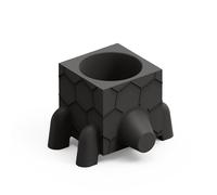 Contenitore Multifunzione FERA RUGA DEEP LA TARTARUGA di Design Dimensioni 32x31x h 21,3 cm vaso, a portaoggetti o a elemento decorativo colore Onice onice