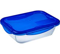 Contenitore multiuso 1.7 Lt vetro borosilicato Blu 282PG00/7045 Cook&Go Pyrex