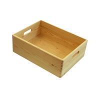 Contenitore multiuso in legno "Wood Box" marrone 40x30x14 cm