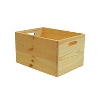 Contenitore multiuso in legno "Wood Box" marrone 40x30x24 cm