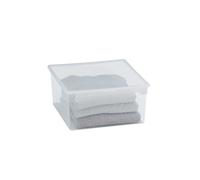Contenitore multiuso Light Box L - 37,8x39,6x18,5 cm - 23 L - plastica - traspar