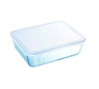 Pyrex Cook&Freeze Contenitore rett. con coperchio in vetro borosilicato 25 x 19 x 8 cm, 2.6 l