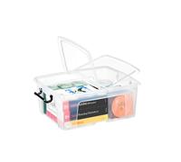 Contenitore multiuso con coperchio - 50x39,5x19 cm - 24 L - PPL - trasparente - Strata