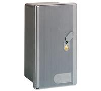 Contenitore Nicchia Contatore Enel Energia Elettrica a Parete Incasso Palo da Esterno con Serratura per Chiusura di Protezione (1 Posto Monofase)