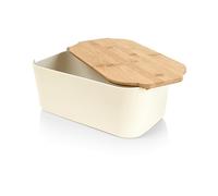 Contenitore NORTHIO Tagliere in bambù con scolapasta