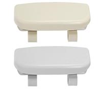 Contenitore Occhiali Auto per Parasole, 2 Pezzi in ABS Beige | Uso Quotidiano in Auto, Accesso Rapido, per Tessere e Biglietti, senza Ostacolare la Visuale
