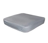 Contenitore ornamentale con cerniera, copertura quadrata per patio, esterni, protezione per spa, custodia rigida per scarpe alla fine del letto (grigio, E)