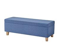 Contenitore ottomano pieghevole con coperchi rimovibili, poggiapiedi multifunzione e soluzione di archiviazione per casa e giardino