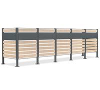 Contenitore per 5 contenitori per rifiuti da 120l o 240l Breda CoverTech