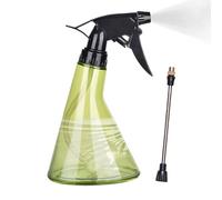 Contenitore per abbeveratoio per piante, spruzzatore manuale continuo a pressione, strumento da giardino multiuso vuoto con robusto corpo in polimero, impostazioni di flusso regolabili, ideale per la