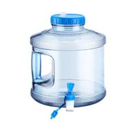 Contenitore per acqua da 7,5 l, senza BPA, con beccuccio, portatile, trasparente, per campeggio, escursionismo e uso all'aperto, a prova di perdite, facile da riempire, per viaggi, giardino e