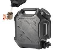 Contenitore per Acqua da Campeggio, 12L Tanica per Acqua con Rubinetti, Distributore di Acquas con Rubinetto, Portatile Serbatoio per Acquas per Pesca, Cucina, Campeggio, Scuola, Esterni (Nero)