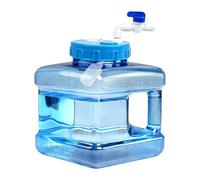 Contenitore per Acqua da Campeggio, Borraccia, barile per Bevande a Prova di perdite con Rubinetto per Guida, Escursionismo, Sopravvivenza, Blu, 5 Litri