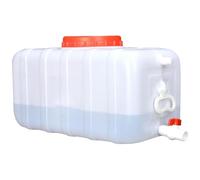 Contenitore per Acqua, Grande capacità, per Campeggio, cubo di stoccaggio dell'Acqua per Esterni da 25 l/50 l/100 l/150 l/200 l con Rubinetto, Secchio di plastica Portatile per l'irrigazione