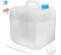 Contenitore per acqua pieghevole da 20 litri con rubinetto,Contenitori d'acqua da campeggio, secchio per bottiglia d'acqua da esterno leggero pieghevole senza BPA per campeggio ed escursionismo