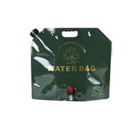 Contenitore per acqua pieghevole da 9 l, con beccuccio, contenitore per acqua potabile da 9 l, per campeggio, escursionismo, picnic, barbecue