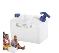 Contenitore per acqua portatile, contenitore per acqua da campeggio, contenitore per acqua con tappo, grande capacità di 10 l/15 l, a prova di perdita, bere, escursionismo
