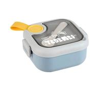 Contenitore per Alimenti Alimentazione del bambino: ciotola in silicone per bambini con base, manici facili da impugnare, lavabile in lavastoviglie, perfetta per la fase 1, 3 (Blue, 14.6X13.2X7.3CM)
