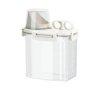 Contenitore per alimenti - Contenitore per cibo secco | ermetico da cucina per cereali | ispessire i barattoli trasparenti con misurino, il design trasparente per alimenti