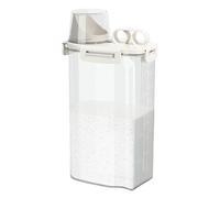 Contenitore per alimenti - Contenitore per cibo secco | ermetico da cucina per cereali | ispessire i barattoli trasparenti con misurino, il design trasparente per alimenti