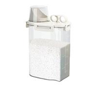 Contenitore per alimenti - Contenitore per cibo secco | ermetico da cucina per cereali | ispessire i barattoli trasparenti con misurino, il design trasparente per alimenti