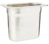 Contenitore per alimenti in acciaio inox 1/9, vaschetta, 150 mm di profondità, 1 litro