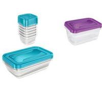 contenitore per alimenti keeeper "fredo fresh" 43 litri fondo quadrato trasparente coperchio blu coperchio con patta angolare -