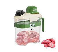 Contenitore per alimenti per animali domestici | Organizer per cuccioli | Contenitore trasparente per contenitore Canister con coperchio ermetico per farina di alimenti, riso, cereali, mangime per