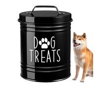 Contenitore Per Alimenti Per Cani - Contenitore Ermetico Grande, Conte-nitore Per Alimenti Per Animali Domestici Sigillato, Organizer Ermetico In Metallo Con Maniglia E Coperchio | Per Gli